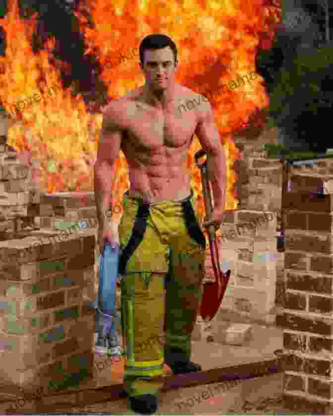 A Handsome Firefighter In Uniform, Holding A Hose Baby Light My Fire: A Steamy Firefighter Romance Collection