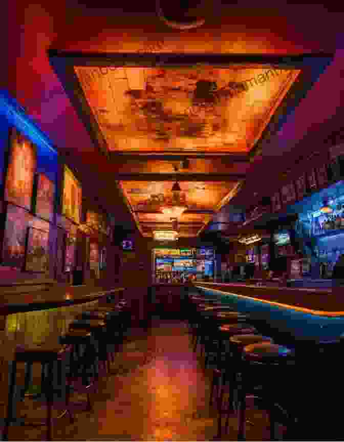 A Photograph Of The Interior Of A Bustling Dive Bar, With People Talking And Laughing At Tables And A Bartender Pouring Drinks Behind The Bar. The Dive Bar Language Barrier