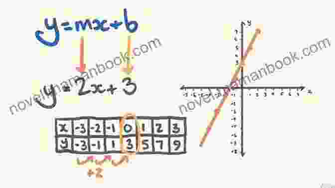 Diagram Representing A Linear Equation Y = Mx + B Algebraic Equations: Speedy Study Guides (Edition 1)