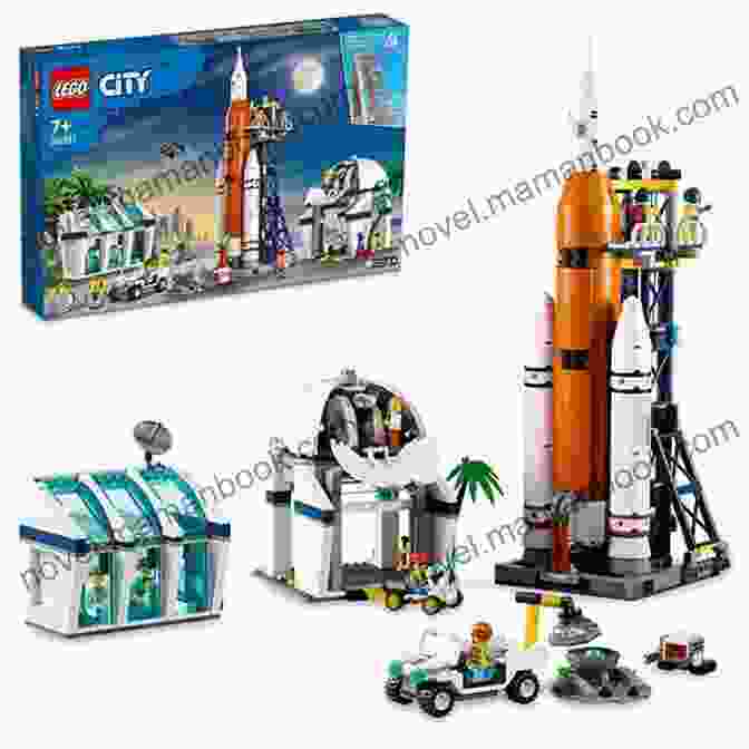 Lego Spaceport With Launch Tower, Rocket, And Astronaut Minifigures Brick By Brick Space: 20+ LEGO Brick Projects That Are Out Of This World