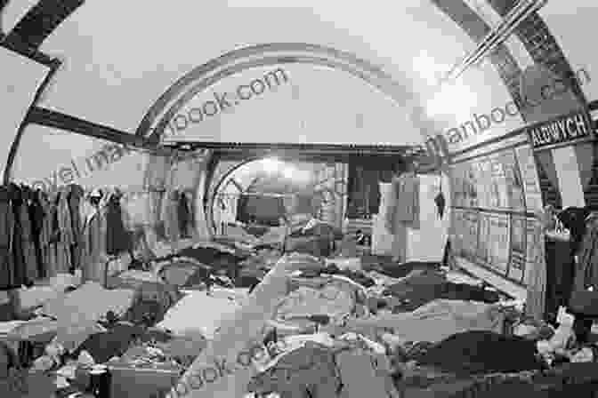 Villagers Taking Shelter In The Underground Tunnels During An Air Raid. Christmas At Emmerdale: A Nostalgic War Time Read (Emmerdale 1)