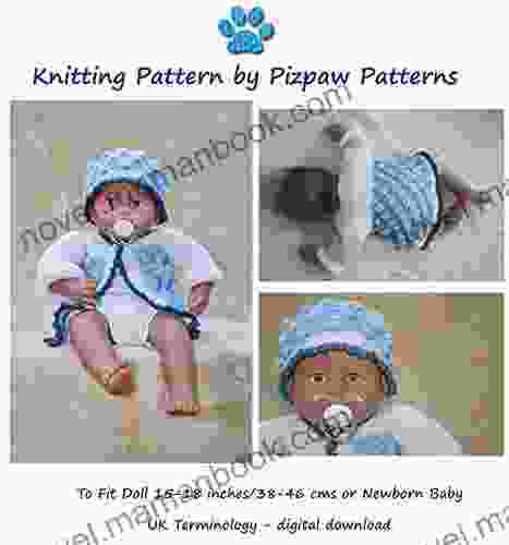 Bobble Cardigan And Hat Knitting Pattern (no 63) To Fit 15 18 Inch/38 46 Cms Doll Or Newborn Baby Dolls Clothes Knitting Pattern Digital Download